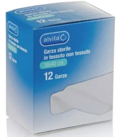 Alvita Garza Sterile 36x40cm 12 Pezzi