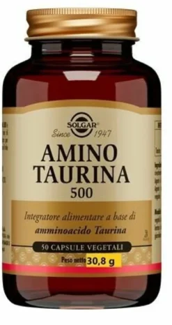 Amino taurina 500 50 capsule vegetale