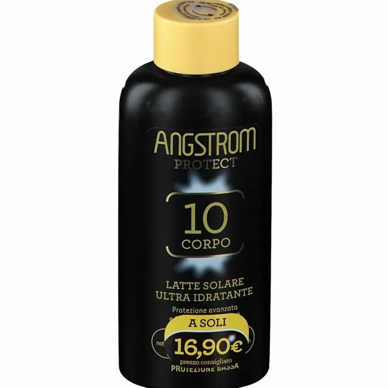 Angstrom Latte Solare Ultra Idratante SPF 10 Corpo 200 ml