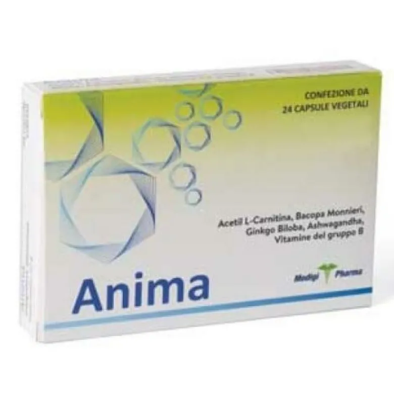 Anima Integratore Benessere Mentale e Mnemonico 20 Compresse