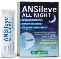 Ansileve all night 21 stick pack orosolubili