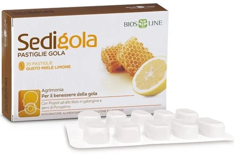 Apix sedigola miele limone 20 pastiglie