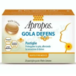 Apropos Gola DefensPro Mal di Gola 20 pastiglie Miele Limone