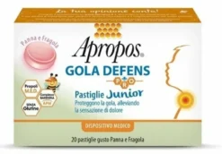 Apropos gola defens pro 20 pastiglie junior panna fragola