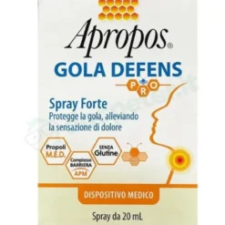 Apropos Gola DefensPro, Spray Forte Mal di Gola 20 ml
