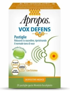 Apropos vox defens pro mentolo eucalipto 20 pastiglie