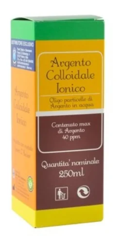 Argento Colloidale ionico 40 ppm 250 ml