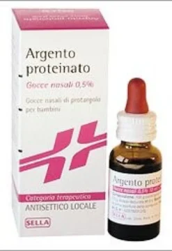 Argento proteinato 0,5% orl bambini sella gocce 10 ml