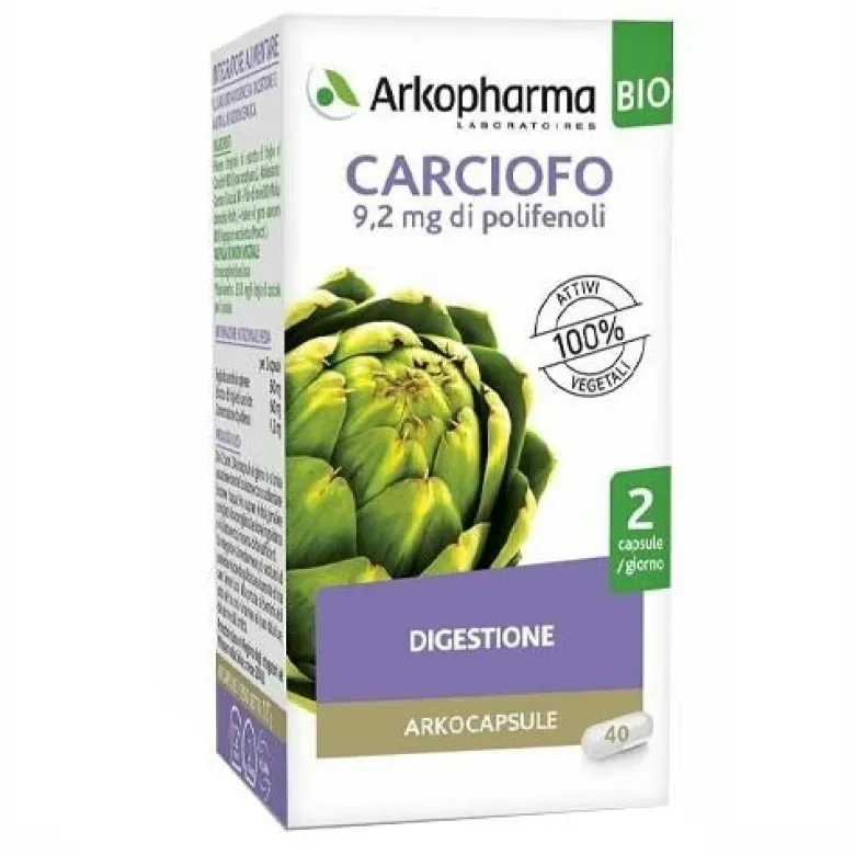 Arkocapsule Carciofo Bio Integratore Digestivo 40 Capsule