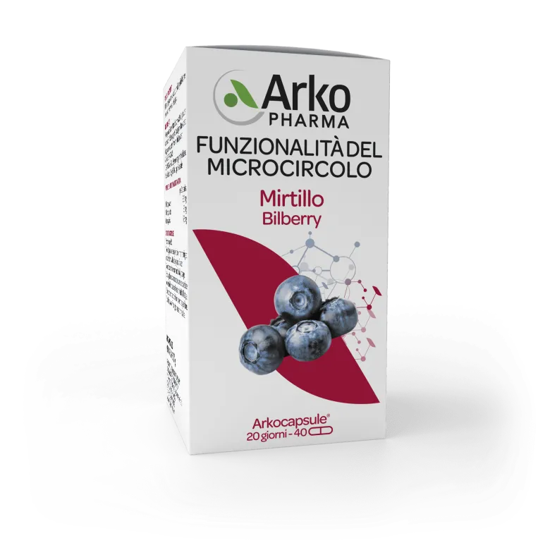 Arkocapsule Funzionalita' Microcircolo Mirtillo 40 Capsule