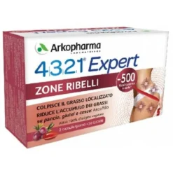 Arkopharma 4321 Expert Zone Ribelli Integratore Bruciagrassi 60 Capsule
