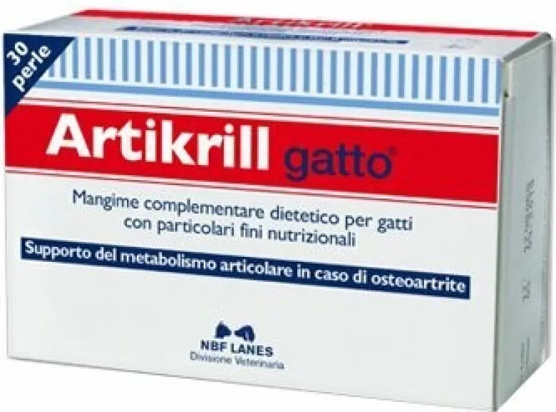 Artikrill gatto 30 perle in blister