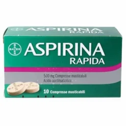 Aspirina Rapida Trattamento Febbre e Dolore 10 Compresse