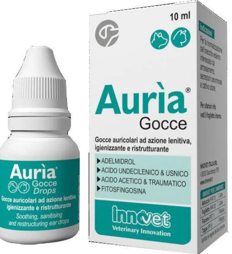 Auria Gocce Auricolari Per Cani/Gatti 10ml