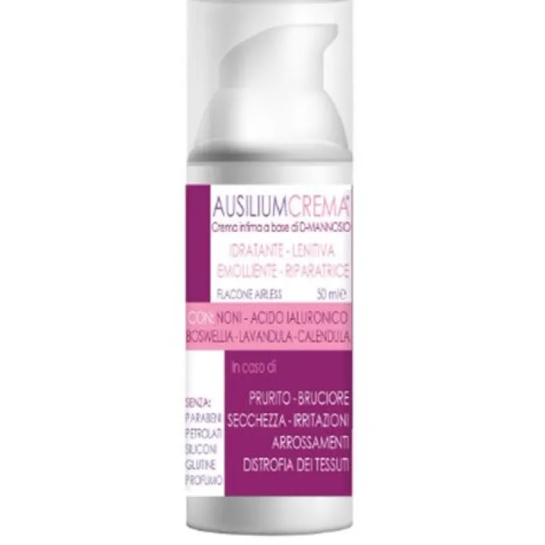 Ausilium Crema Idratante e Lenitiva Flacone Airless 50 ml