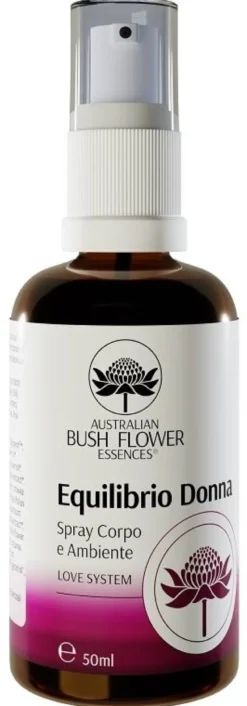 Australian bush flower essences equilibrio donna vaporizzatore 50 ml
