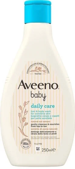 Aveeno baby bagnetto testa piedi 250 ml