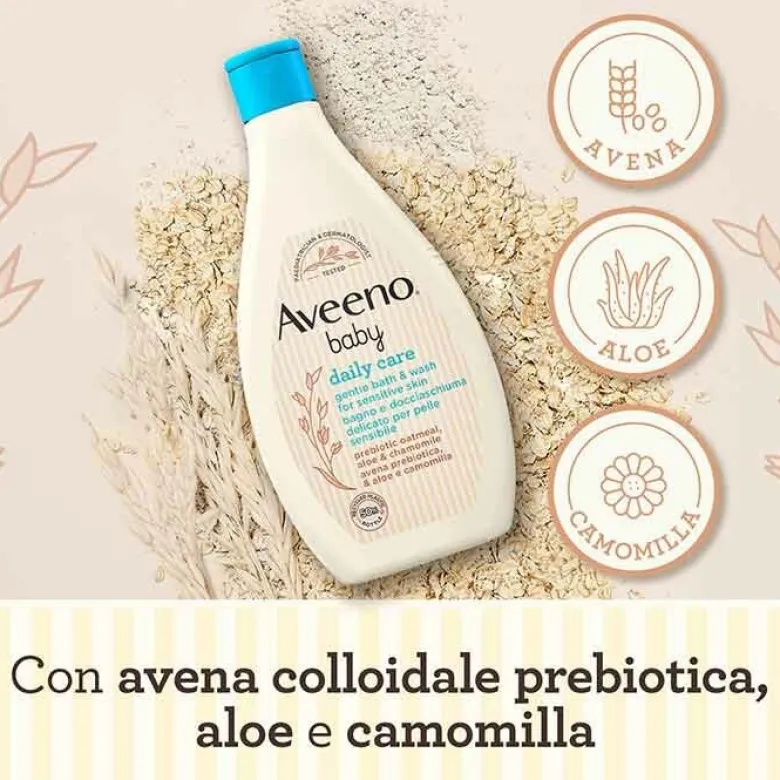 Aveeno Baby Daily Care Bagno e Docciaschiuma Delicato 400 ml