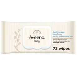 Aveeno Baby Daily Care Salviettine Detergenti Neonato 72 Pezzi
