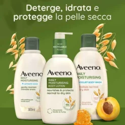 Aveeno Bagno Doccia Allo Yogurt Profumo Albicocca e Miele 300 ml