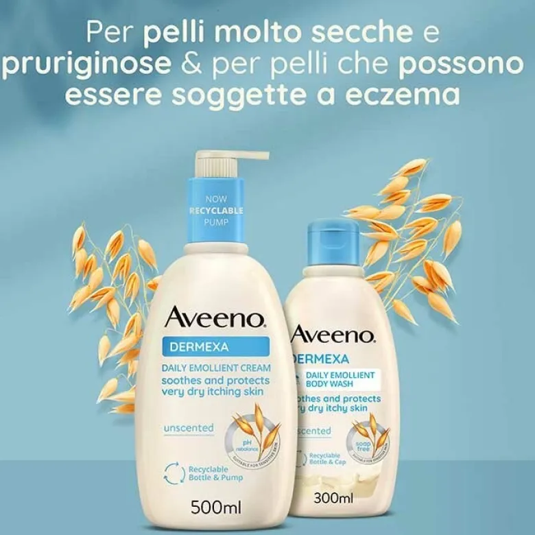 Aveeno Dermexa Bagno Doccia Emolliente 300 ml