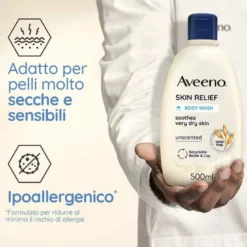 Aveeno Skin Relief Wash Bagno Doccia 500 ml