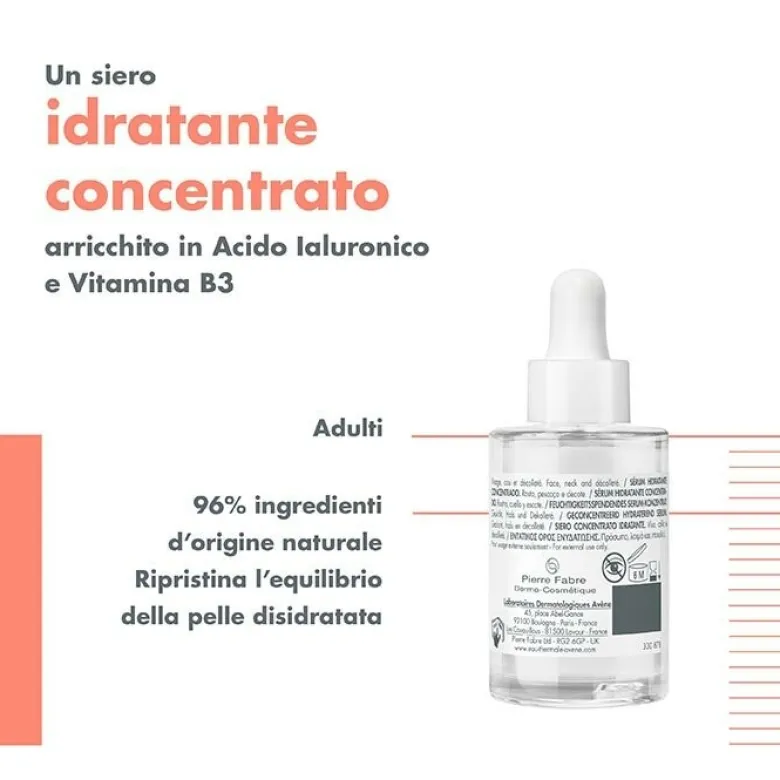 Avène Eau Thermale Hydrance Boost Siero Concentrato 30 ml