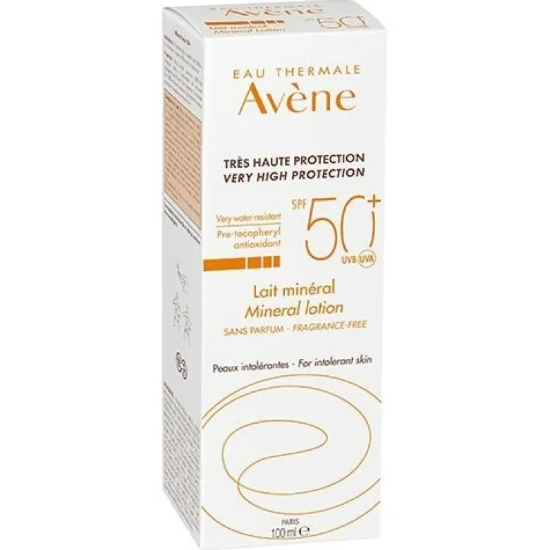 Avène Latte Solare Schermo Minerale Corpo SPF50+ 100 ml