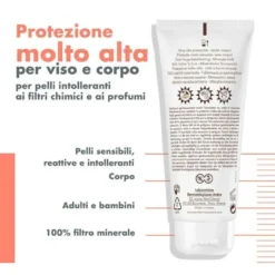 Avène Latte Solare Schermo Minerale Corpo SPF50+ 100 ml