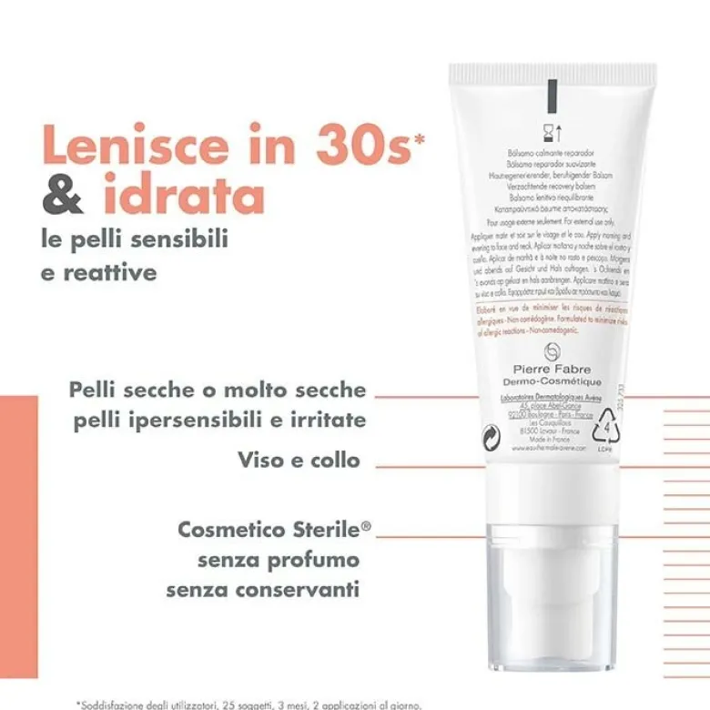 Avène Tolerance Control Balsamo Lenitivo Riequilibrante Pelli Sensibili 40 ml
