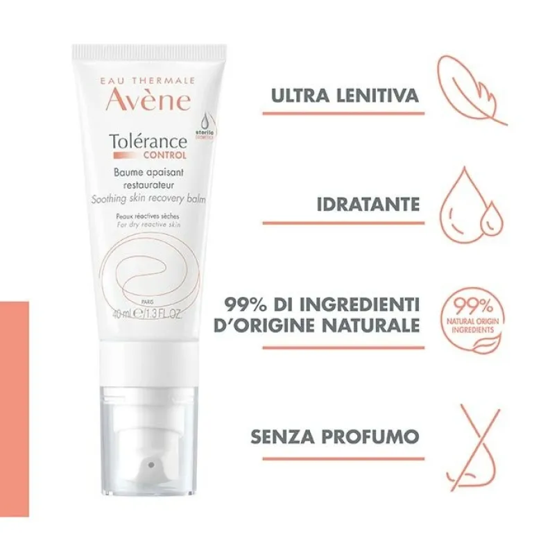 Avène Tolerance Control Balsamo Lenitivo Riequilibrante Pelli Sensibili 40 ml