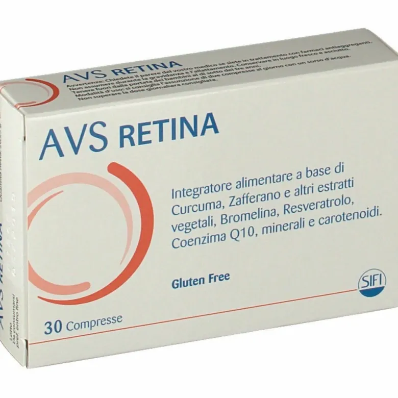 AVS Retina Integratore Antiossidante Vista 30 compresse