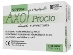 Axol procto 10 supposte x 2 g