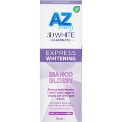 AZ Dentifricio 3D White Dentifricio Express Whitening Bianco Glossy 50ml