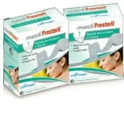 Benda auricolare garza medipresteril 12/8 fu misura 1x500cm