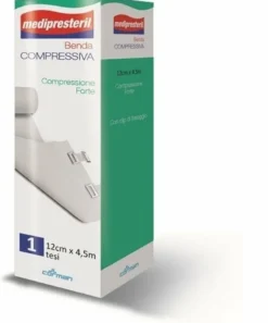 Benda elastica medipresteril compressione forte 12x450cm