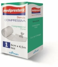 Benda elastica medipresteril compressione forte 6x450cm