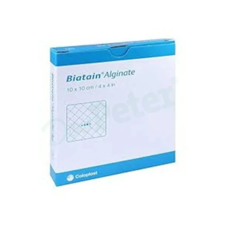 Bendaggio per piaghe medicazione speciale attiva di alginatiadesiva biatain alginate 10x10cm 10 pezzi