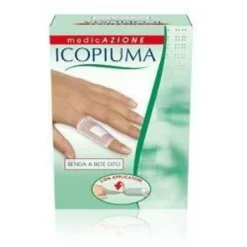 Benda icopiuma a compressione fisiologica rete dito 1 pezzo con applicatore