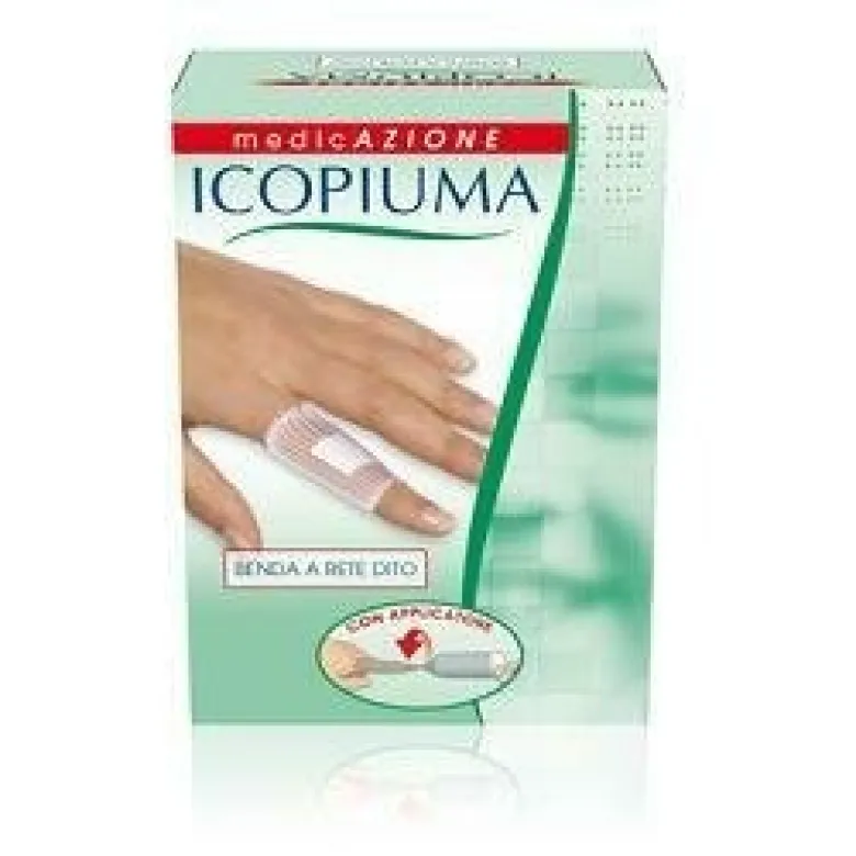 Benda icopiuma a compressione fisiologica rete dito 1 pezzo con applicatore
