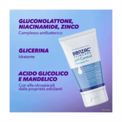 Benzac Skincare pH Control Detergente Viso Pelle Acneica 150 ml