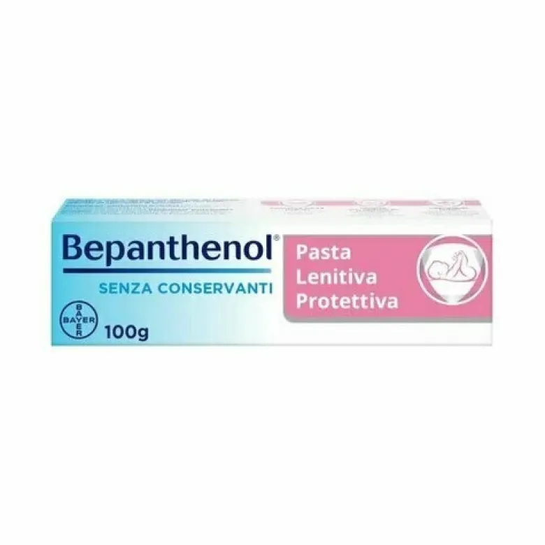 Bepanthenol Pasta Lenitiva Protettiva Cambio Pannolino 100g