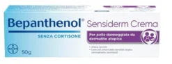 Bepanthenol Sensiderm Crema Lenitiva per Dermatite Atopica Eczema e Prurito Senza Cortisone 50g
