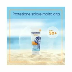 Bepanthenol Tattoo Crema Protezione Solare Molto Alta SPF50+ 50ml per Tatuaggi