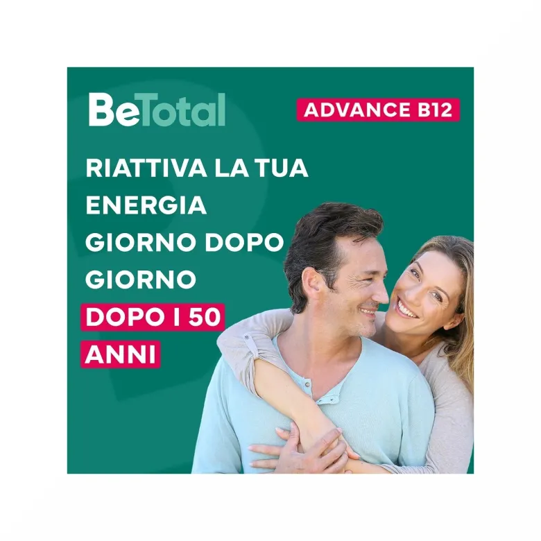 Be-Total Advance B12 50+ Anni Integratore di Vitamina B12 15 Flaconcini