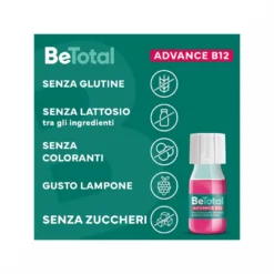 Be-Total Advance B12 50+ Anni Integratore di Vitamina B12 15 Flaconcini