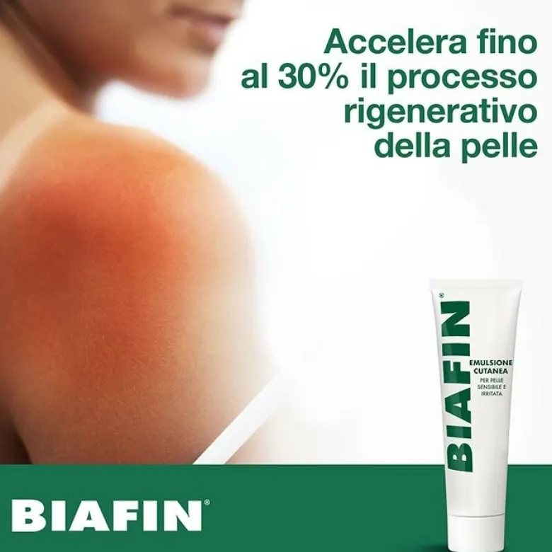 Biafin Emulsione Cutanea Pelle Sensibile e Irritata 100 ml