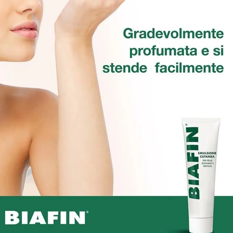 Biafin Emulsione Cutanea Pelle Sensibile e Irritata 100 ml