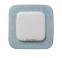 Biatain silicone medicazione in schiuma di poliuretano superassorbente con adesivo in silicone sacro 15x19 5 pezzi