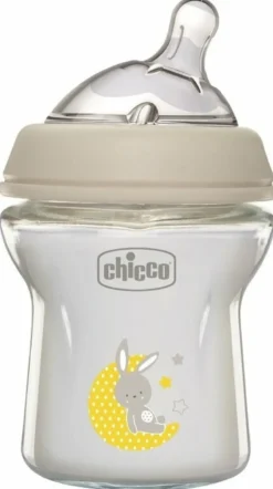 Biberon Vetro Natural Feeling Neutro Colore Grigio